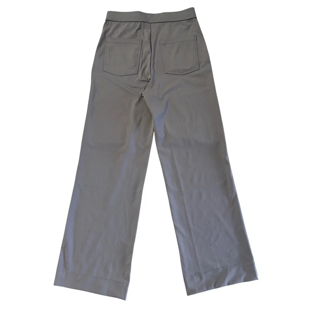 Halara Wide Leg Elastic Waist Stretch Pants Gray Women's Size M NWT